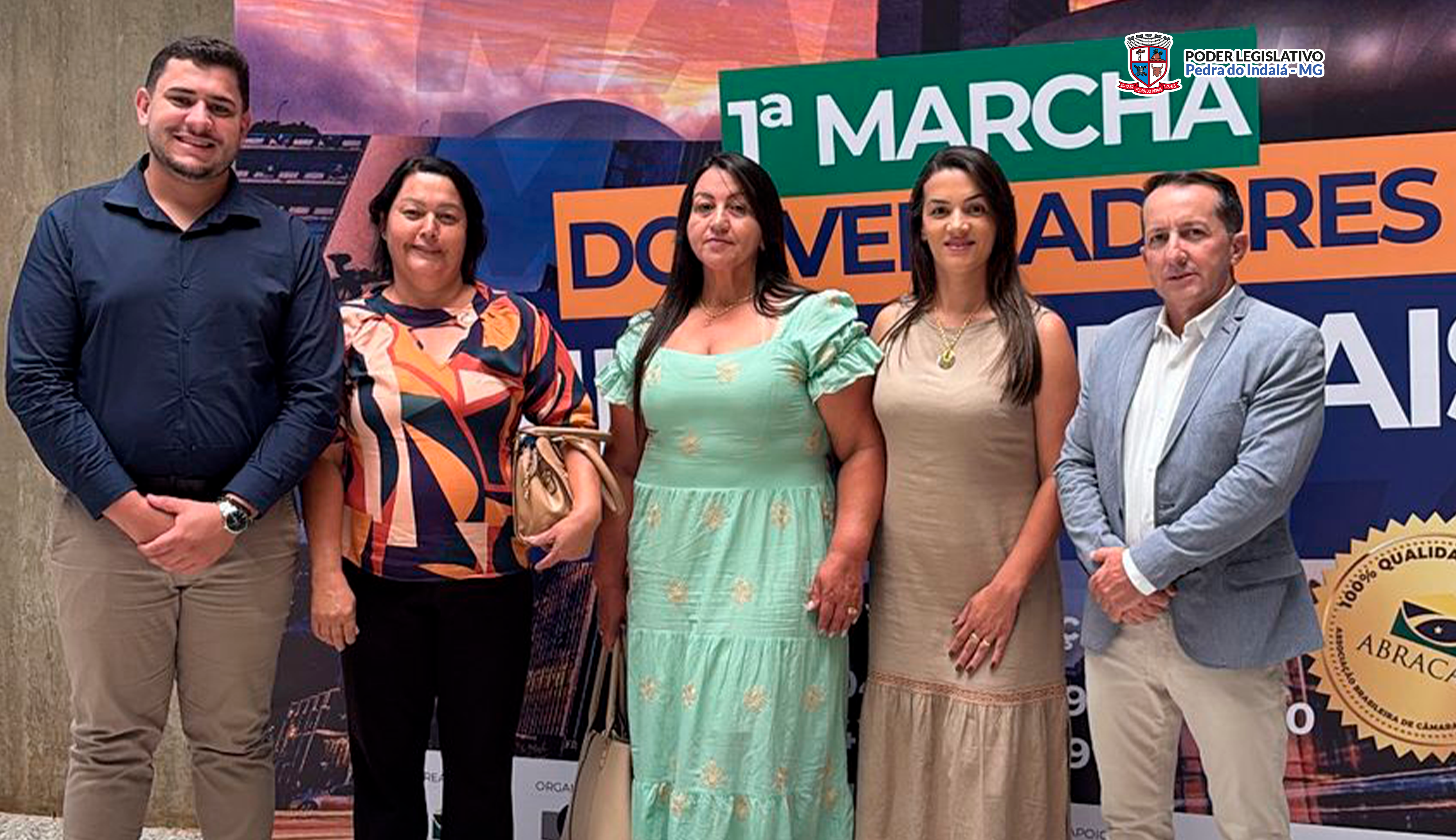 Câmara de Pedra do Indaiá participa da 1ª Marcha de Vereadores de Minas Gerais, em Brasília