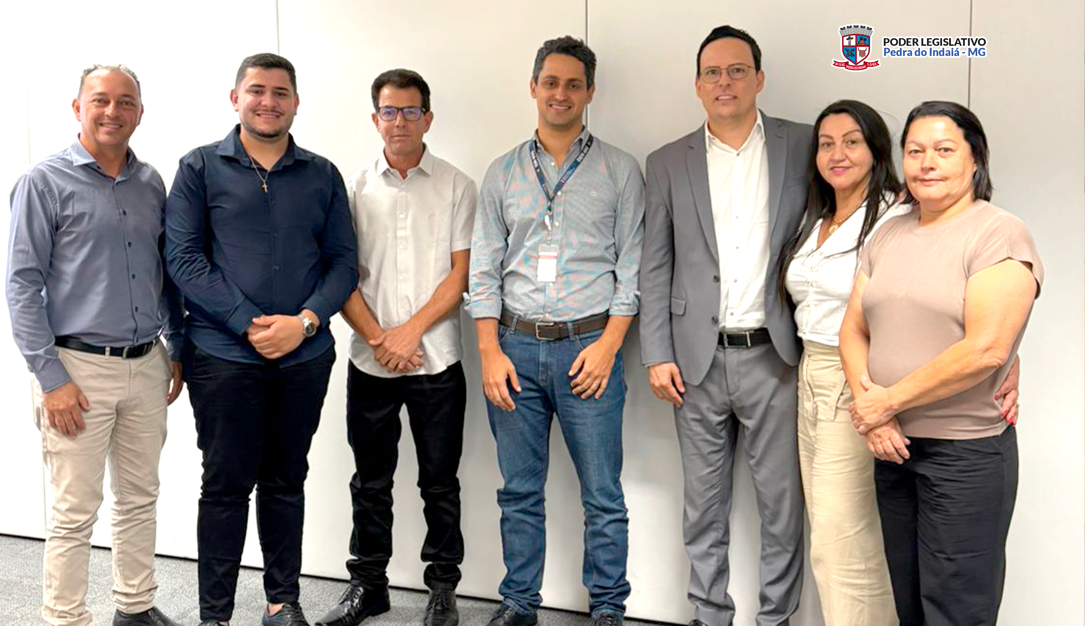 Vereadores de Pedra do Indaiá participam de reunião no DER sobre melhorias em rodovias